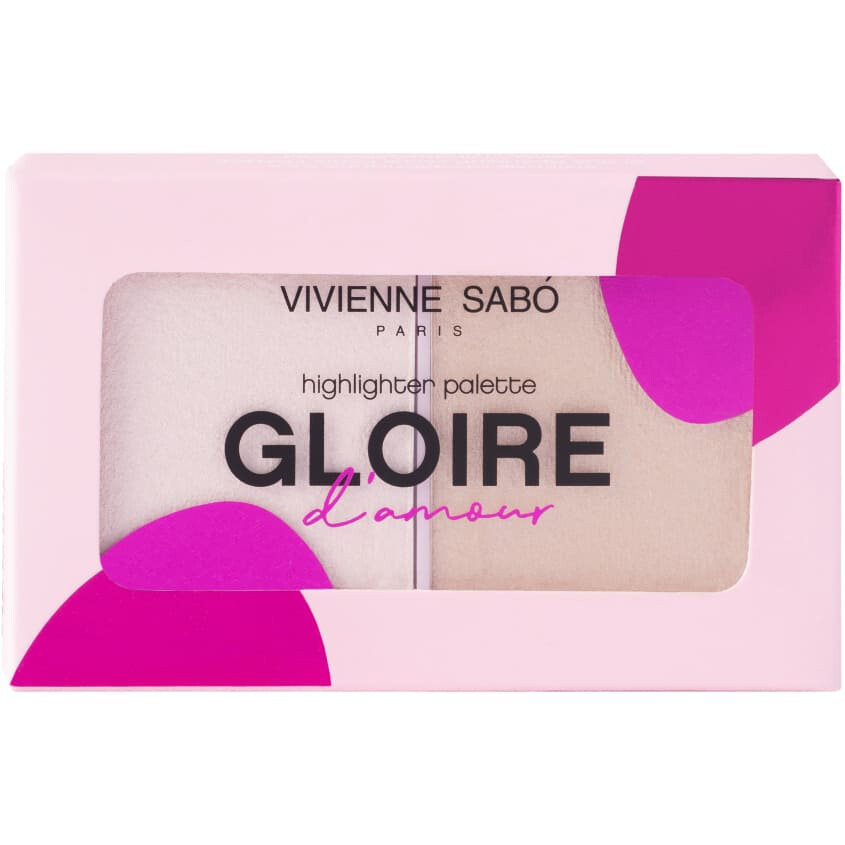 

Vivienne Sabó, Палетка хайлайтеров Gloire D'amour № 01 Light Pink (6 G)