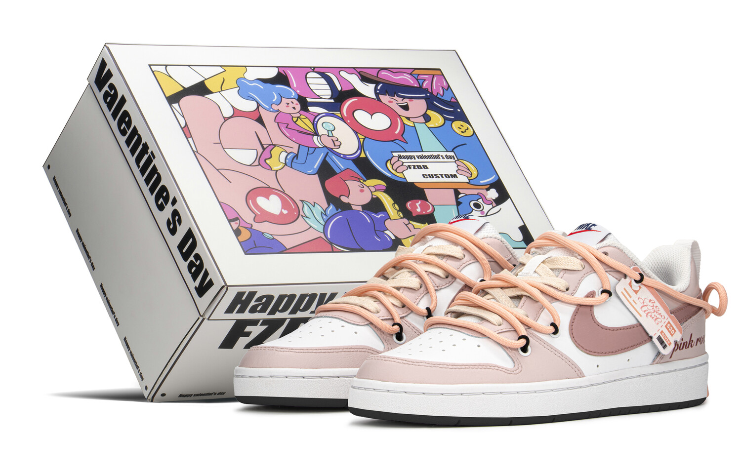 

Кроссовки Nike Court Borough Skateboard Shoes Women's Low-Top Beige