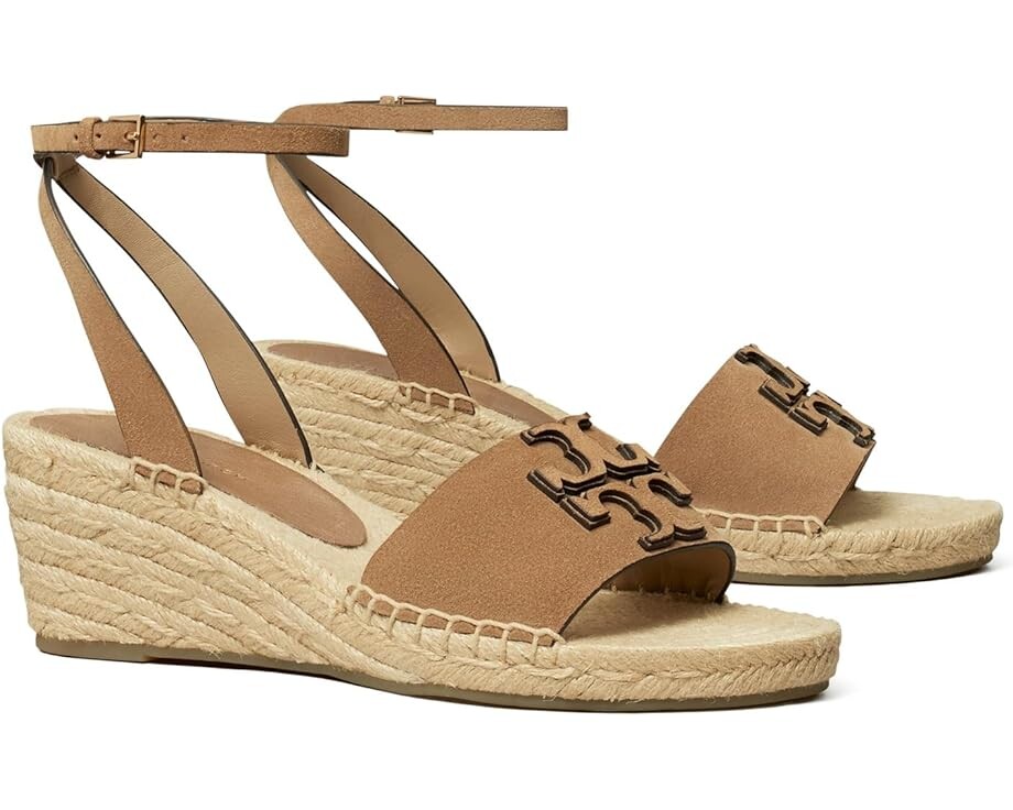 Эспадрильи Tory Burch 50 mm Ines Wedge, цвет Ceramic Taupe