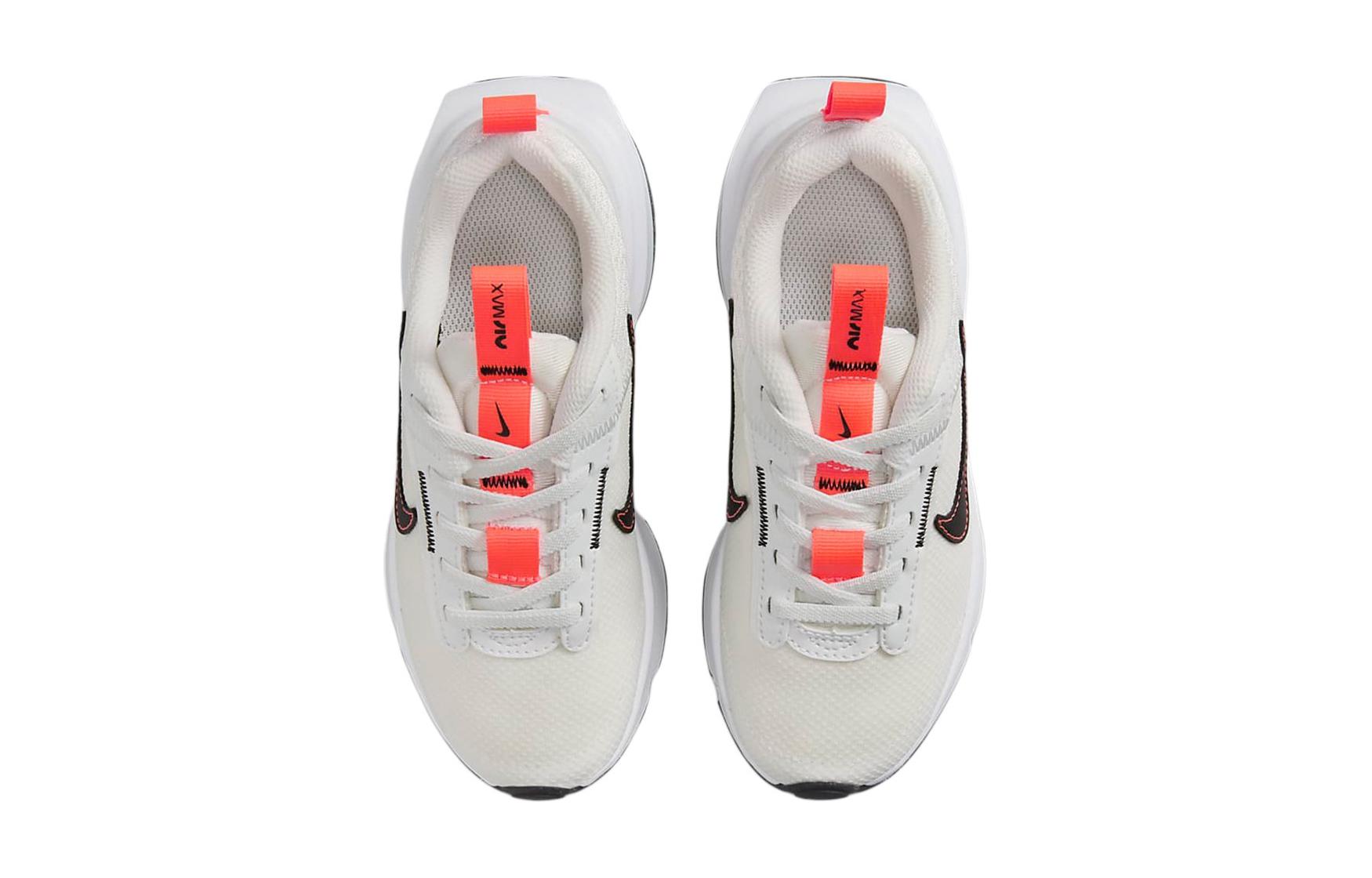 Nike Air Max INTRLK GS Устойчивые к истиранию Дышащие Низкие Детские Беговые Кроссовки Белый Красный — фото 3