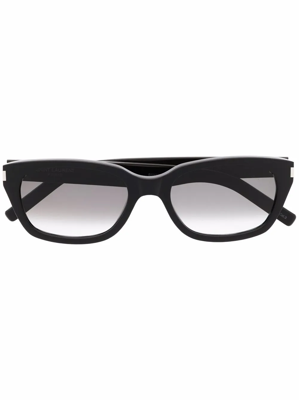

Солнцезащитные очки трапециевидной формы Saint Laurent Eyewear, черный