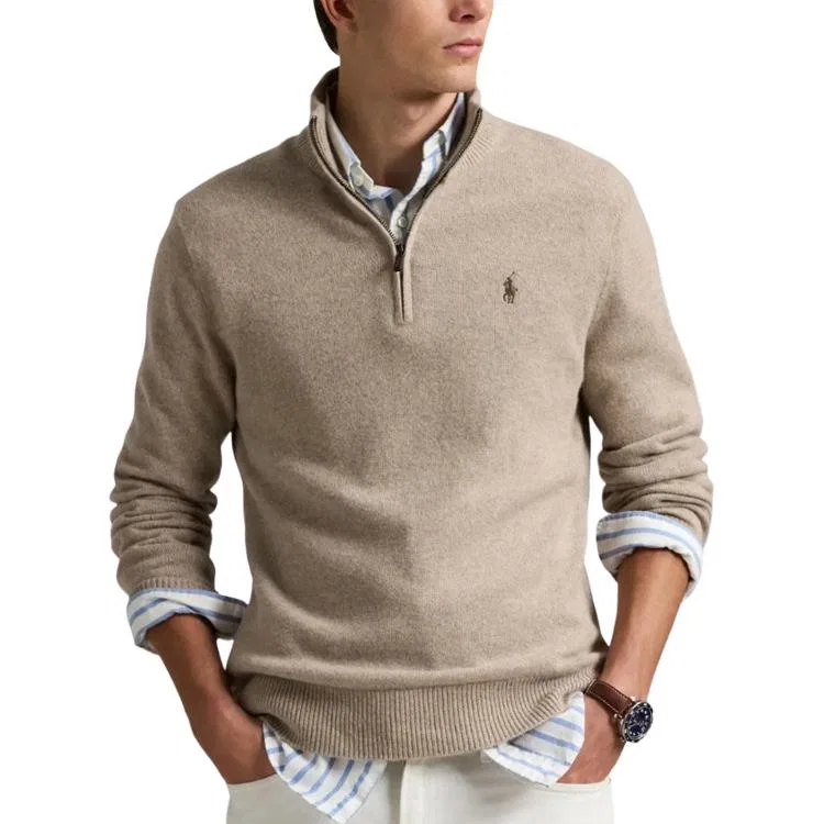 Свитер стандартный Polo Ralph Lauren бежевый — фото 4