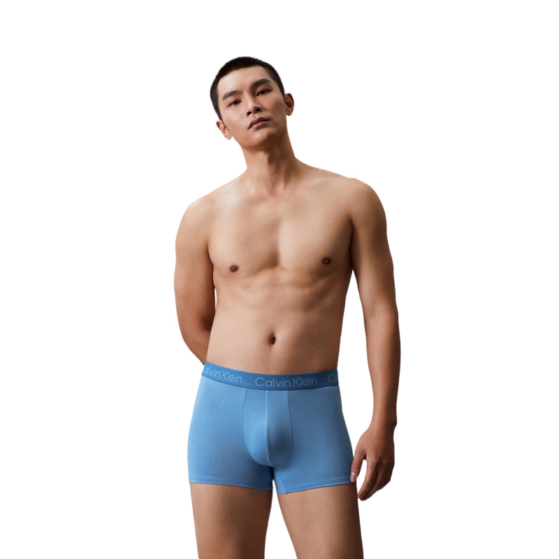 Трусы мужские 3 шт Calvin Klein, fny-темно-синий/charcoal серый/ocean синий — фото 3