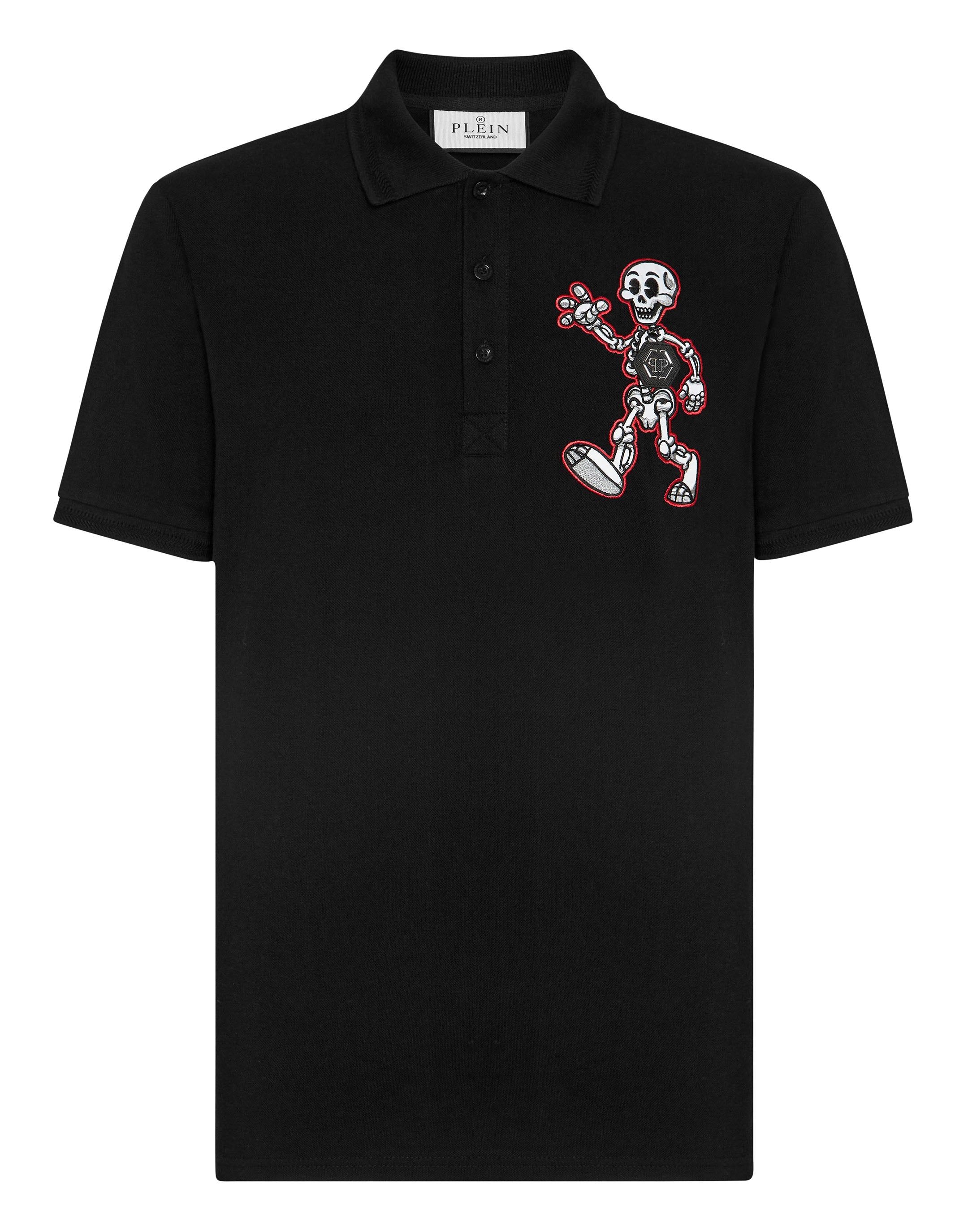 

Рубашка поло SS Skully Gang PHILIPP PLEIN, черный