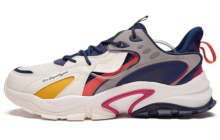 

Кроссовки мужские массивные низкие белый/голубой 361°