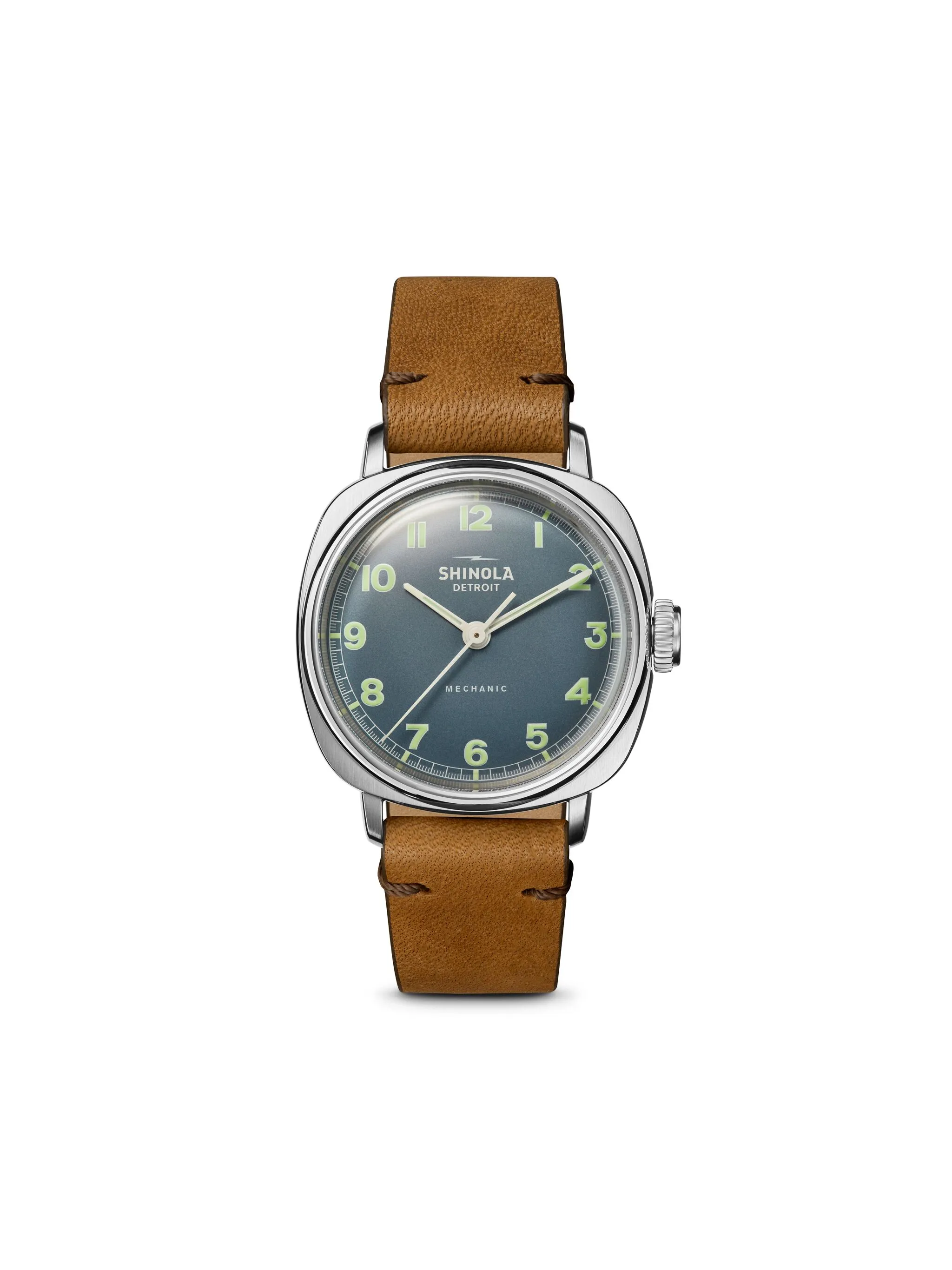 

Наручные часы Mechanic 3H 39 мм Shinola, синий