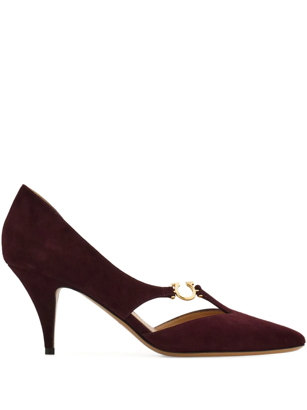Туфли с вырезами Ferragamo, красный