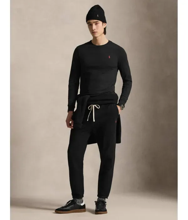 Лонгслив custom slim fit Polo Ralph Lauren, черный — фото 2