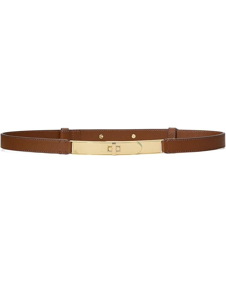 

Ремень Lauren Ralph Lauren Turnlock-Belt-Skinny, цвет Lauren Tan