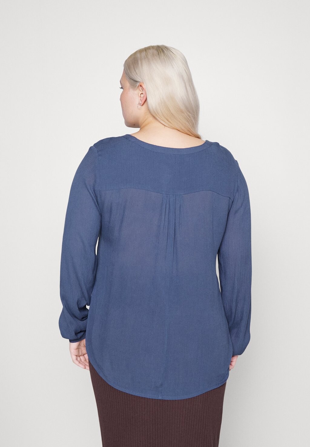 

Блузка Blouse Kaffe Curve, темно-синий