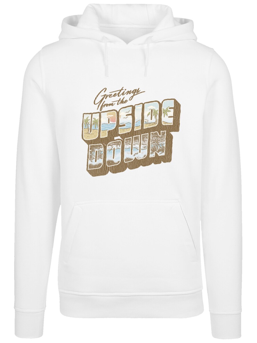 

Толстовка F4NT4STIC Stranger Things Greetings From Upside Down Netflix TV Series, белый