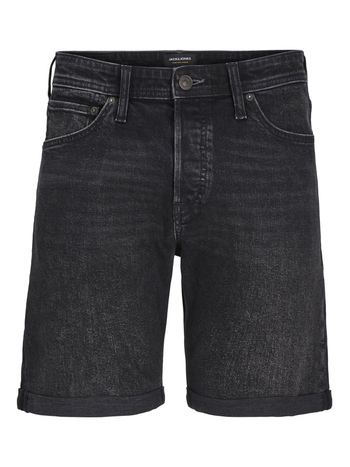 

Джинсовые шорты Jack & Jones, черный деним