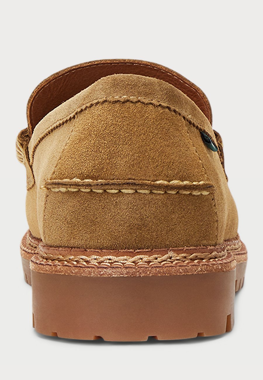 Лоферы Polo Ralph Lauren JETT LUG SOLE SUEDE PENNY LOAFER, Desert Tan/Tan — фото 3