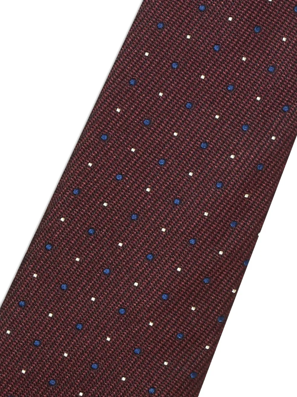 

Шелковый галстук в горох Brooks Brothers, коричневый
