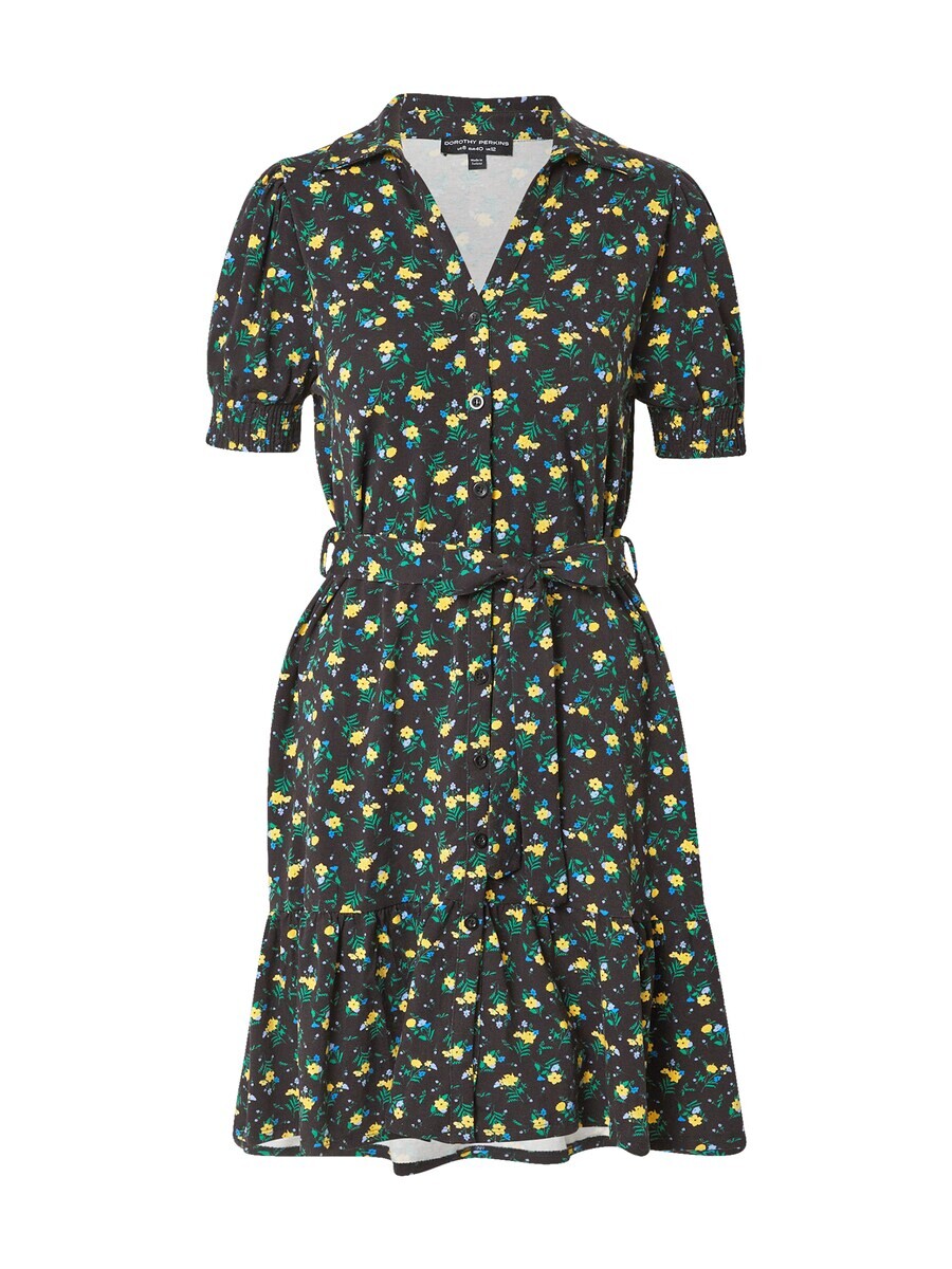 

Платье рубашка Dorothy Perkins Shirt Dress Lemon Ditsy, черный