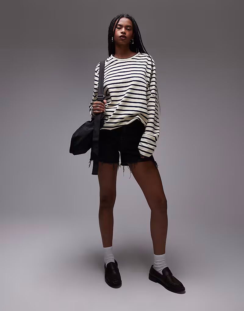 

Tommy Jeans - шорты Mom Regular fit черного цвета