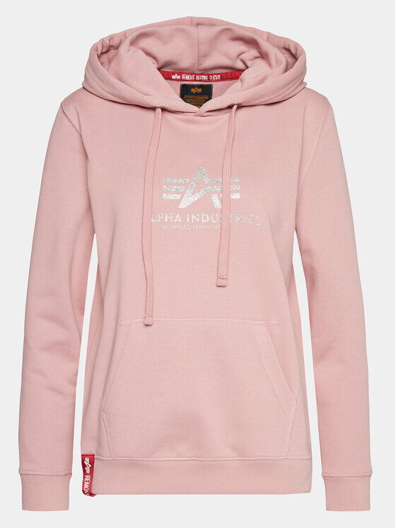 

Толстовка обычного кроя Alpha Industries, розовый