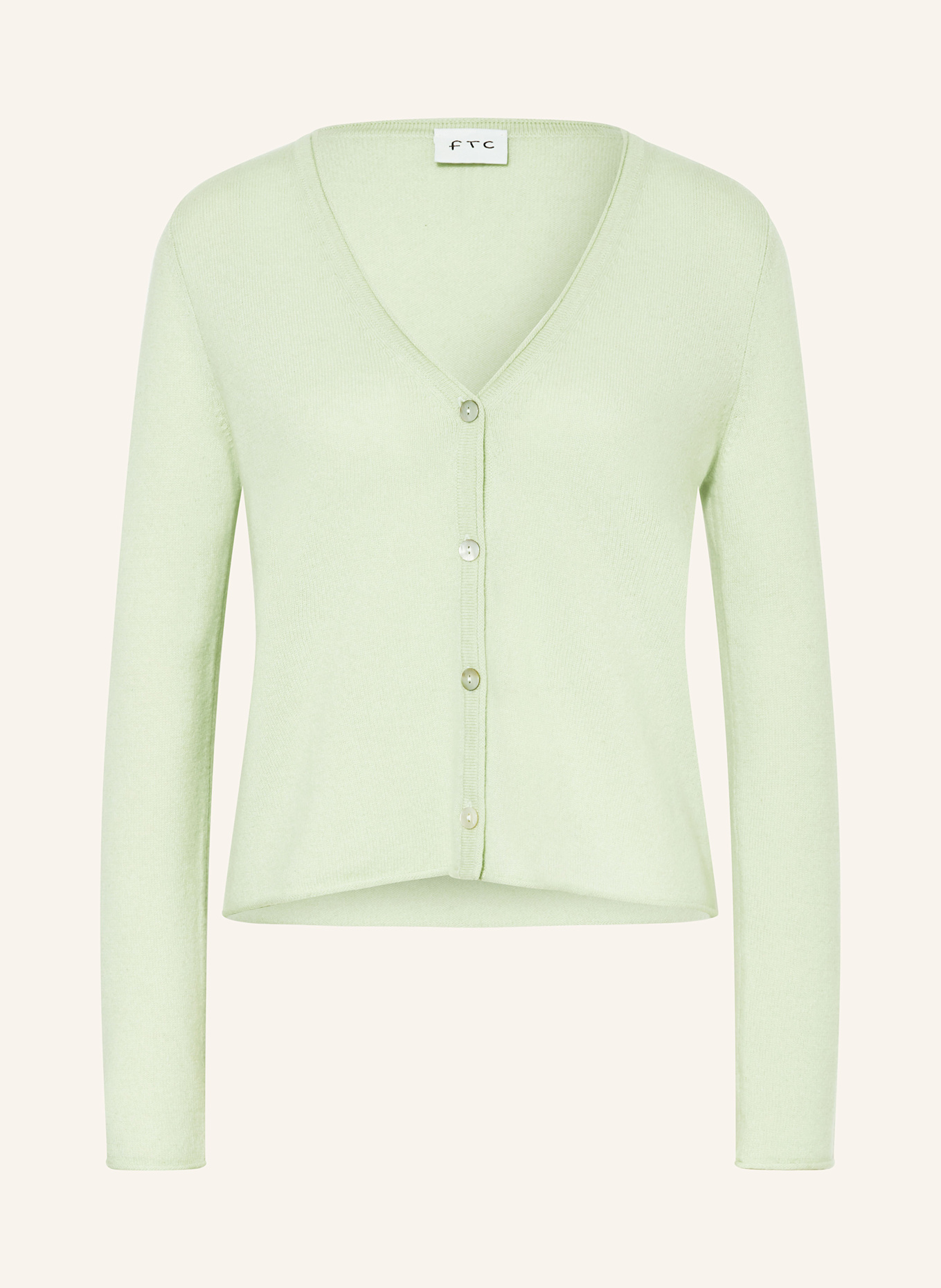 

Кашемировый кардиган Ftc Cashmere, зеленый