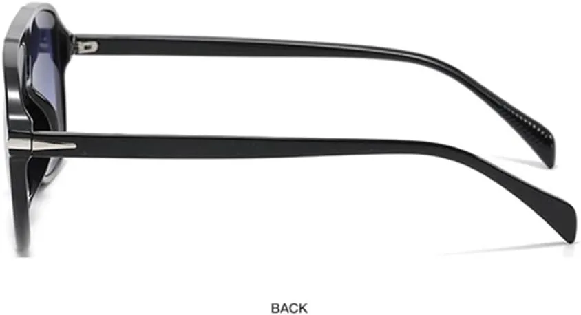 

Мужские солнцезащитные очки в стиле ретро с защитой от УФ-излучения UV400, декоративными заклепками и синими линзами, женские солнцезащитные очки generic, 9