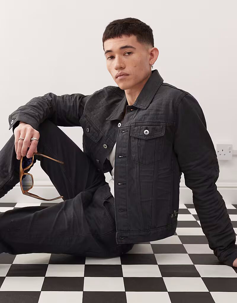 

Cheap Monday x Landon Barker Issue джинсовая куртка с покрытием черного цвета