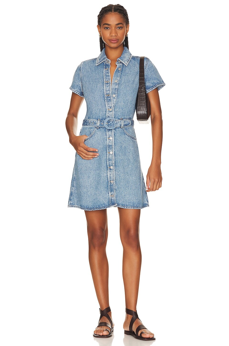 

Платье 7 For All Mankind Sort Sleeve Classic, цвет Volcan Blue