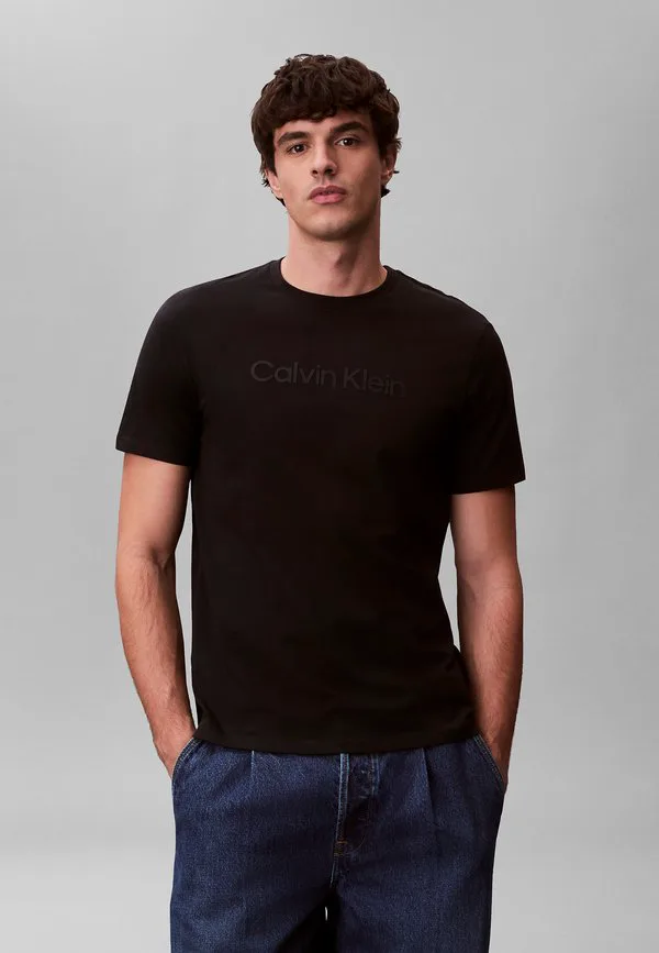 Футболка с графическим логотипом Calvin Klein, Black