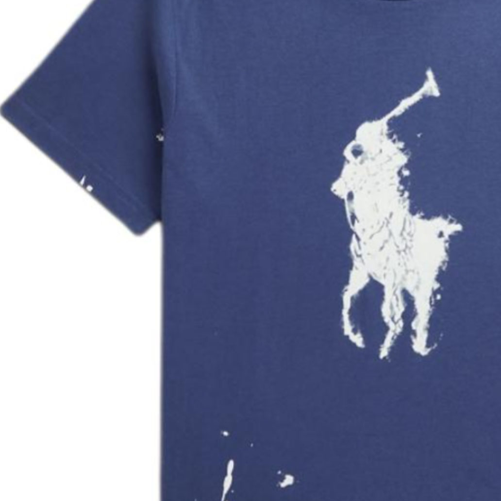 Polo Ralph Lauren Футболка синяя детская — фото 4