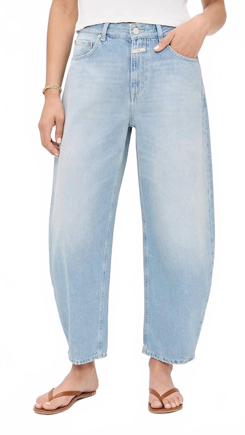 

Джинсы Jazzie с высокой посадкой из светлого денима CLOSED, светлый деним