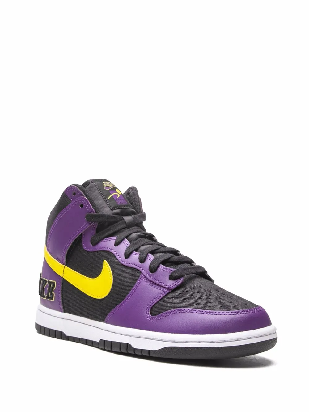 Кроссовки Dunk High Lakers Nike, черный — фото 2