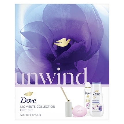 

Подарочный набор для ухода за телом с ароматизатором Unwind Dove