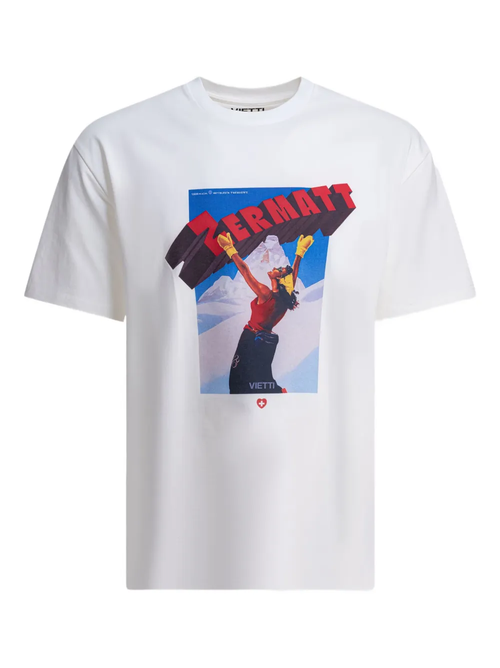 

Футболка с графическим принтом VIETTI MERCHANDISE, белый