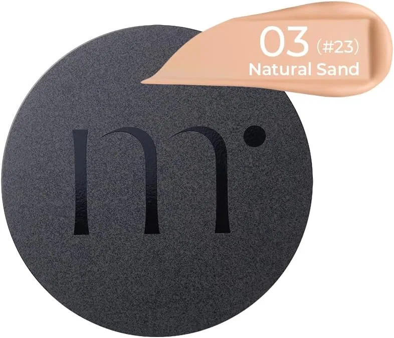 Тональный кушон Molvany Cover Sleek Cushion SPF50+ PA+++, оттенок Natural Sand (No. 23), 15 г + рефил 15 г — фото 2