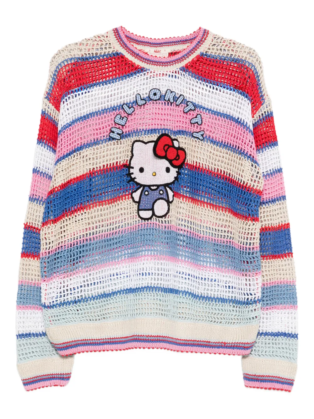 

Свитер в полоску Pero, бежевый