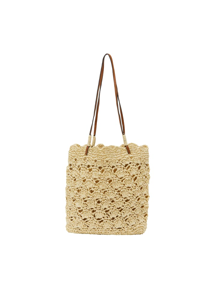 

Женская сумка-тоут бежевого цвета IZIA