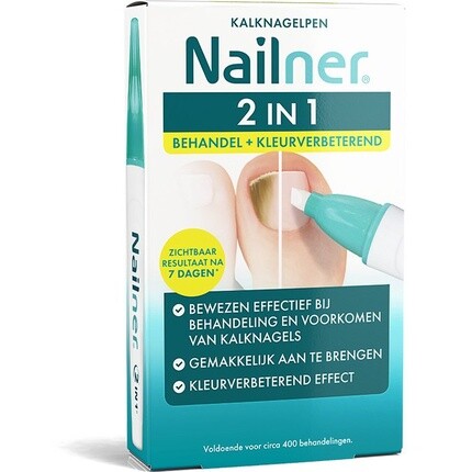 

Nailner 2-в-1 Lime Nail Treatment Pen для ногтей Lime — содержит 2 ручки