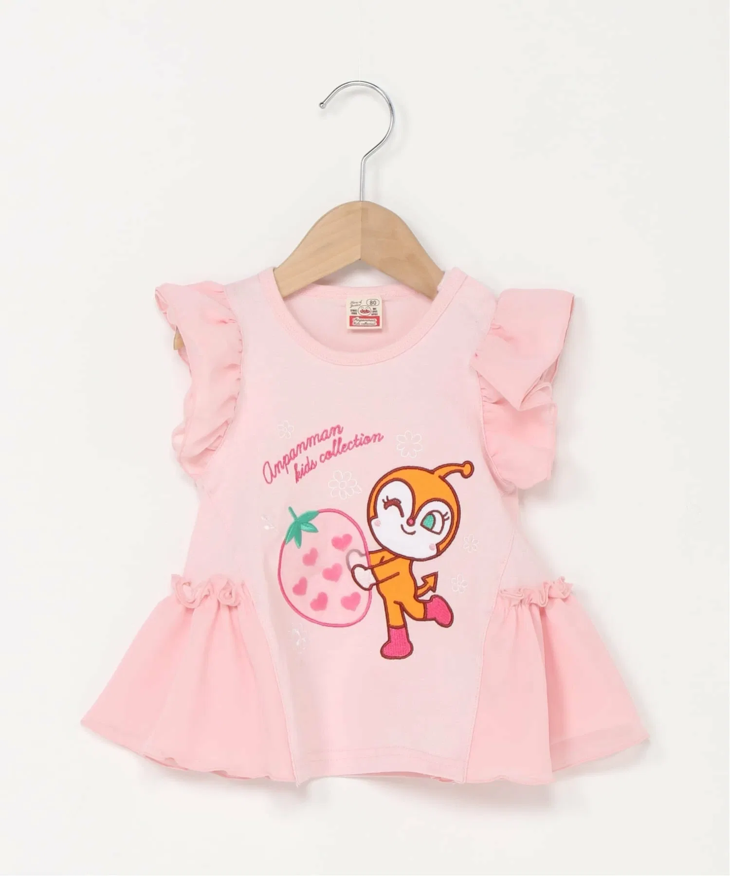 Детская коллекция ANPANMAN / (K) Туника из шифона с оборками Anpanman Kids Collection, pink — фото 2
