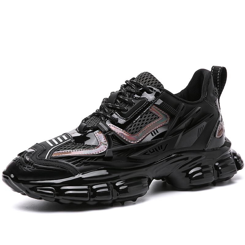 

ZUOSAISI Водонепроницаемые и дышащие низкие массивные кроссовки мужские черные