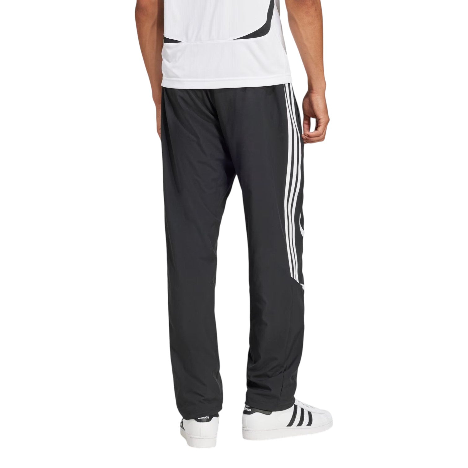 Брюки adidas Adicolor Teamgeist Track Tracksuit Bottoms 'Black White' — фото 3