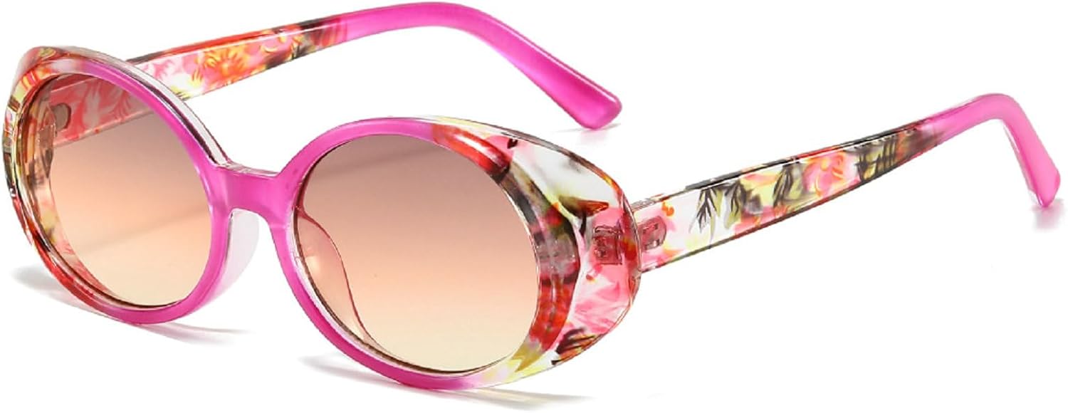 

Ретро овальные солнцезащитные очки для женщин в винтажном стиле 90-х, для маленького лица, узкие, изящные, элегантные солнцезащитные очки для женщин, размер N45 mincl, Red