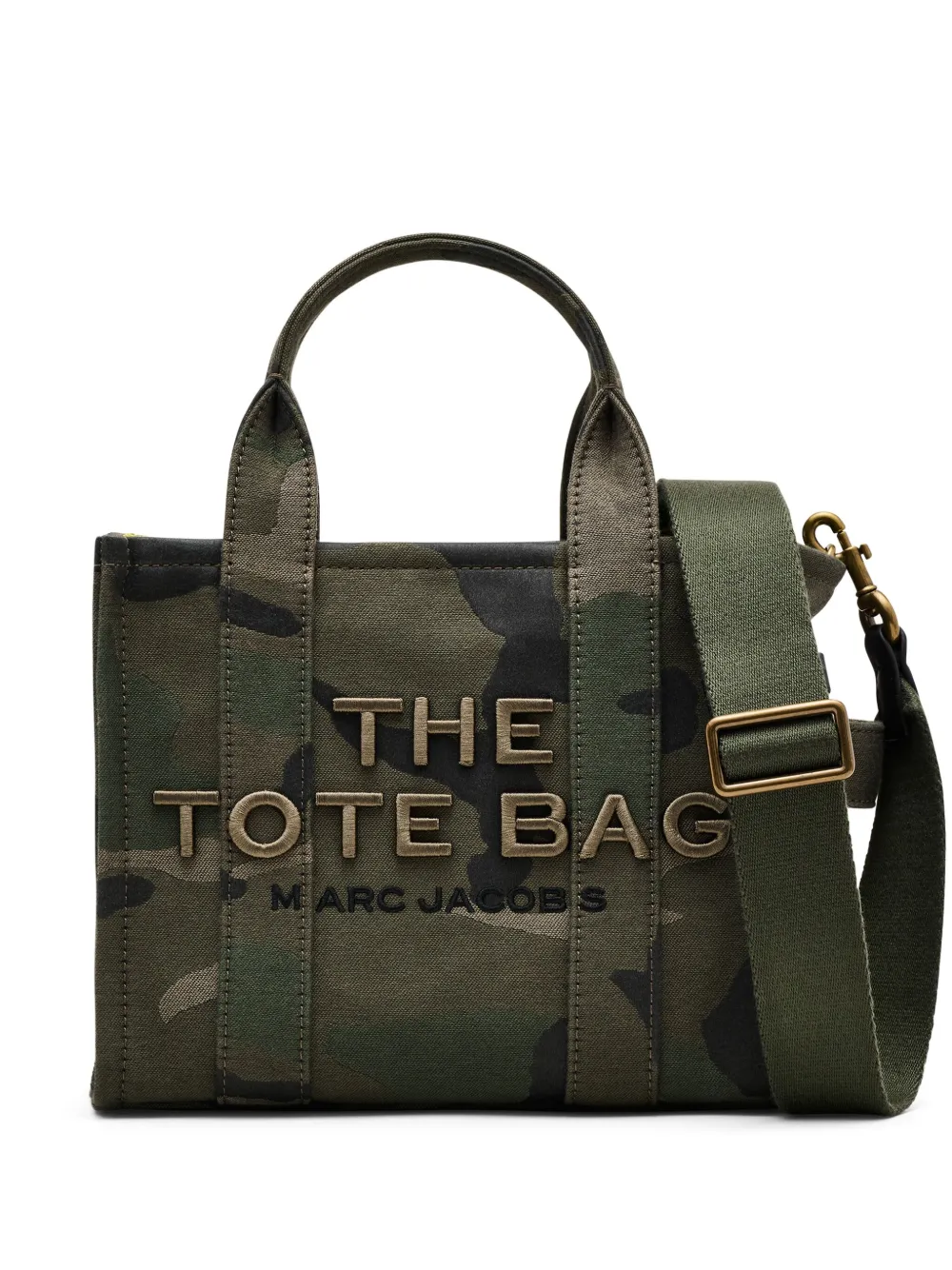 

Сумка The Small Camo Jacquard Tote MARC JACOBS, зеленый