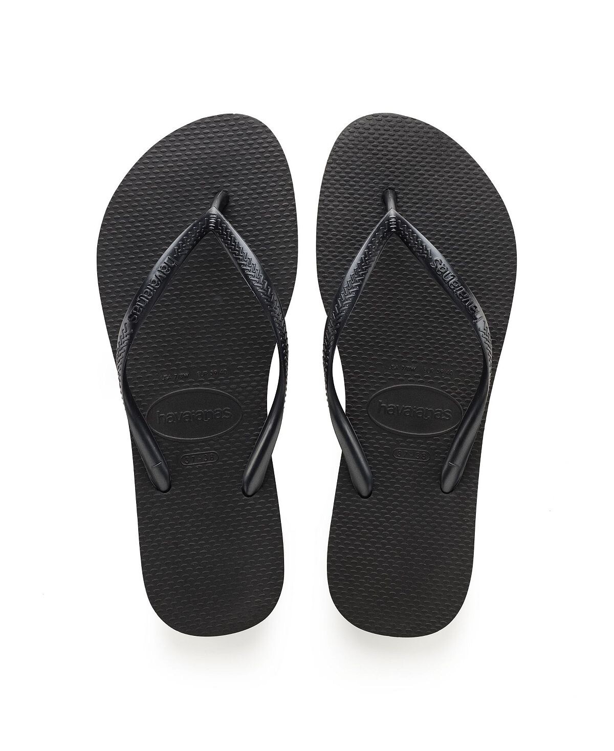 

Женские узкие шлепанцы Havaianas, черный