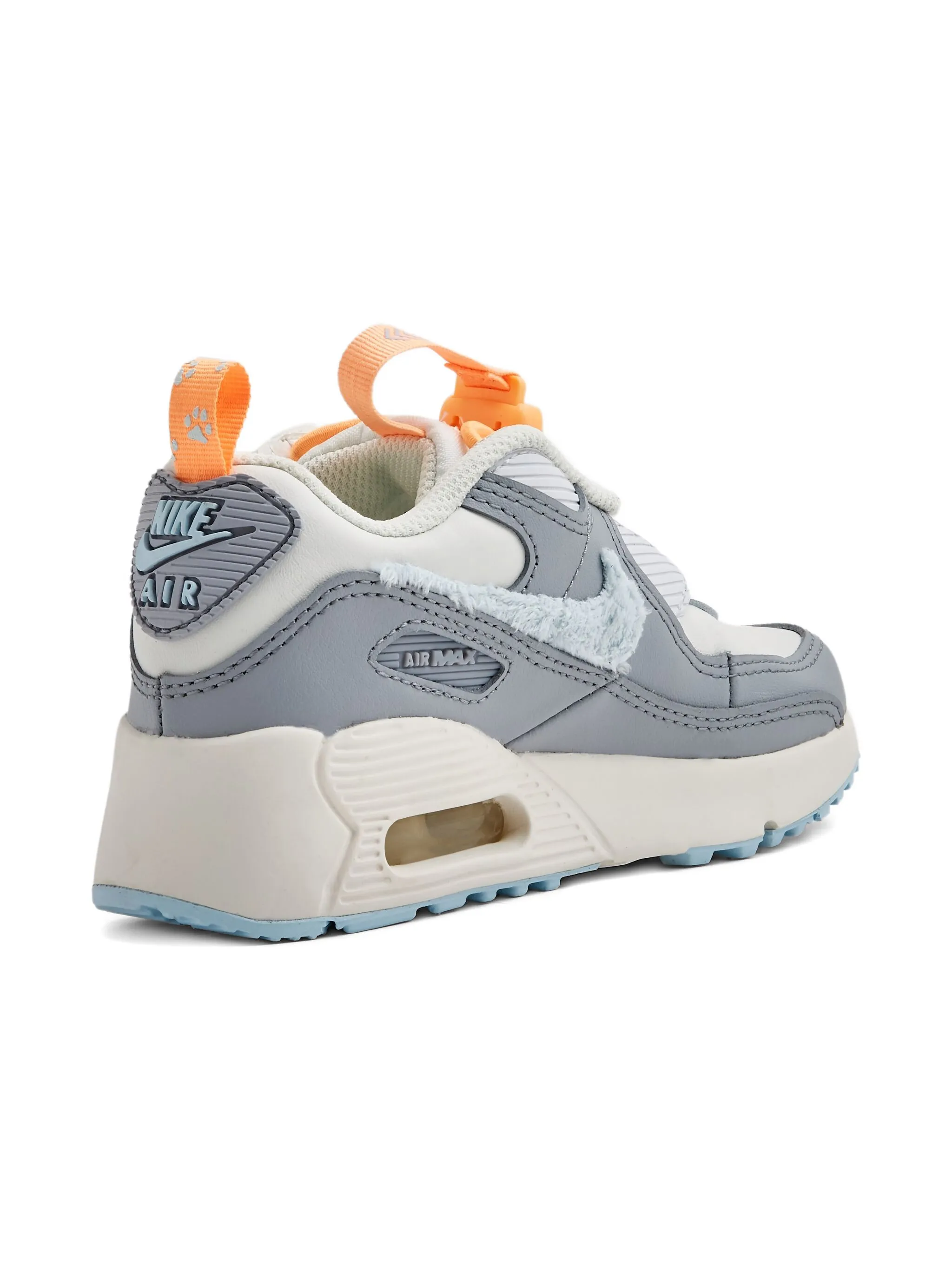 Кроссовки Air Max 90 Toggle SE Pawprints Nike Kids, бежевый — фото 3