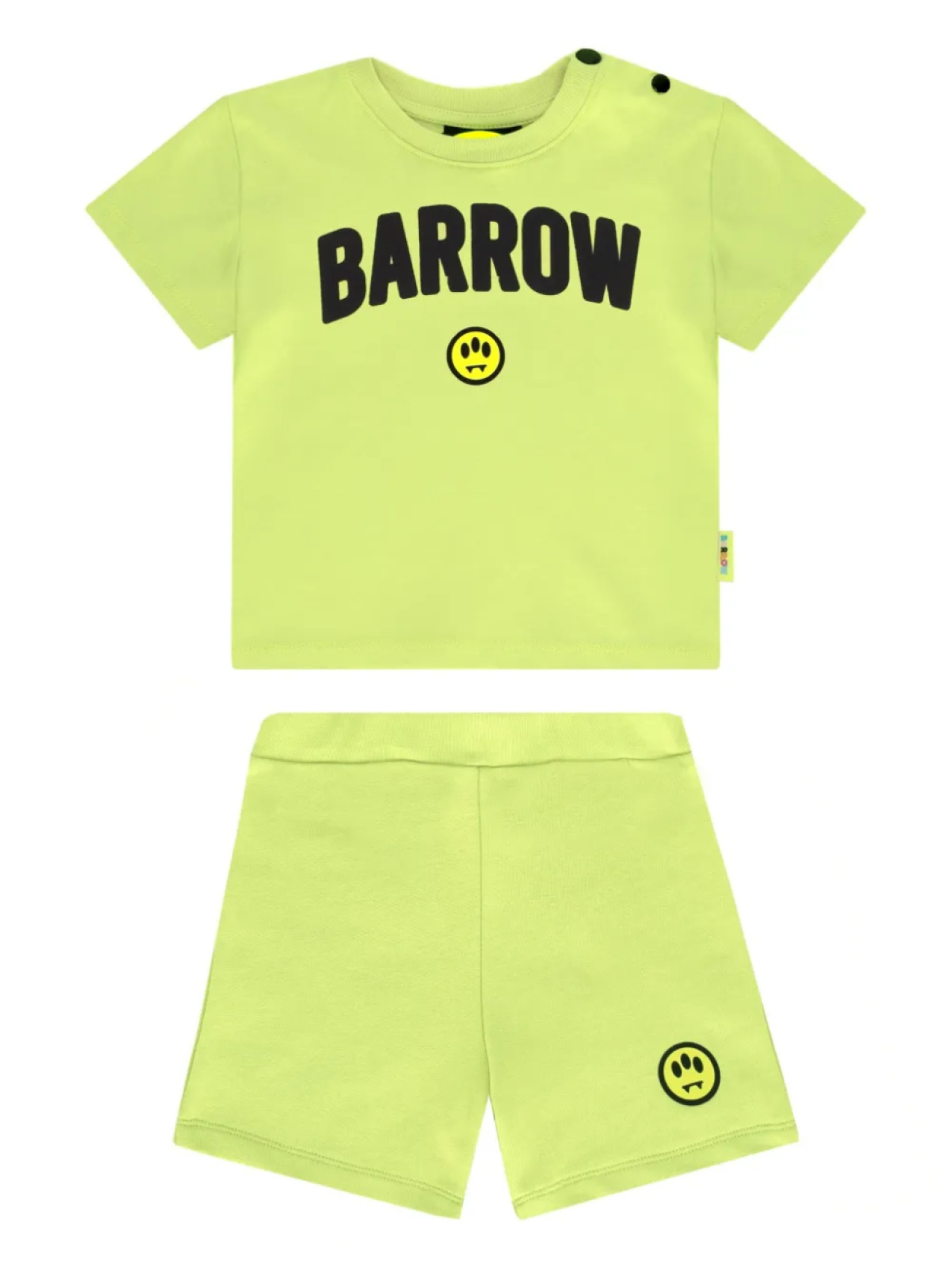 

Barrow kids комплект из футболки и шортов с логотипом, зеленый