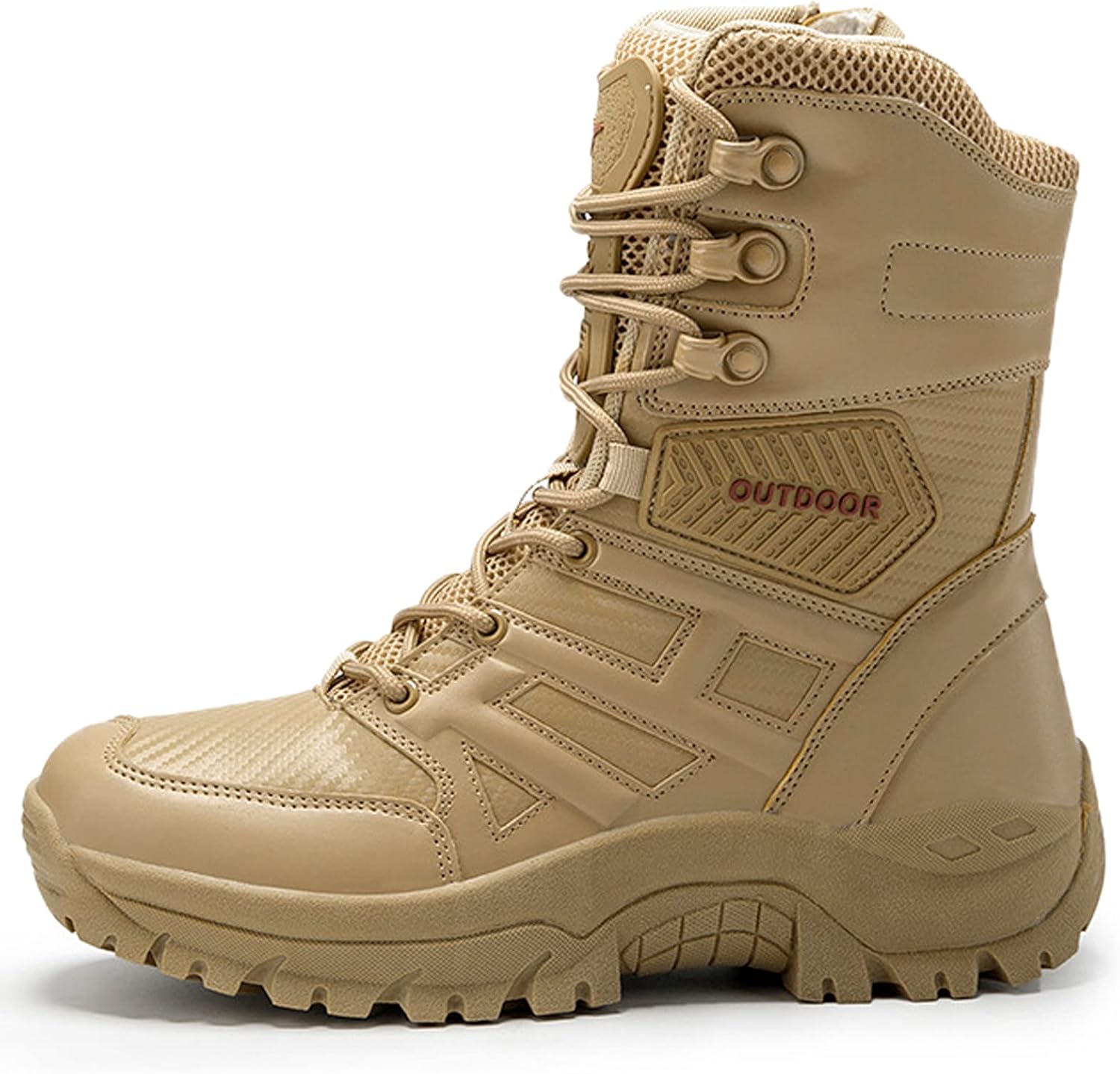 

Мужские кроссовки hongrenamz для ходьбы, высокие, для походов, легкие треккинговые, для улицы и спорта, размер EU43/US9, 9 Sand