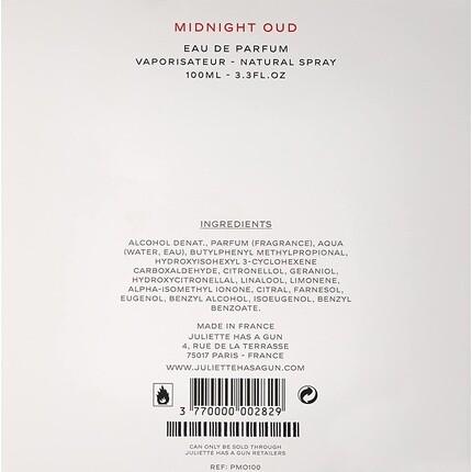 Juliette Midnight Oud Edp 100мл, Juliette Has A Gun — фото 3