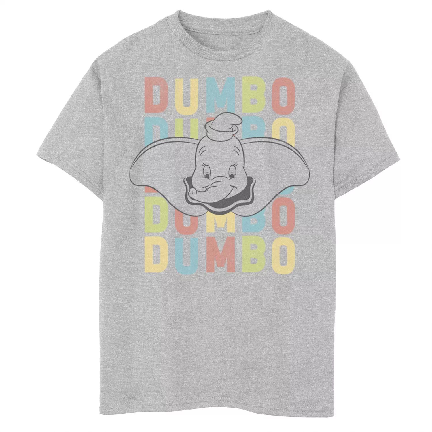 

Disney's Dumbo Boys 8-20 именная стопка красочных винтажных графических футболок с плакатами Disney