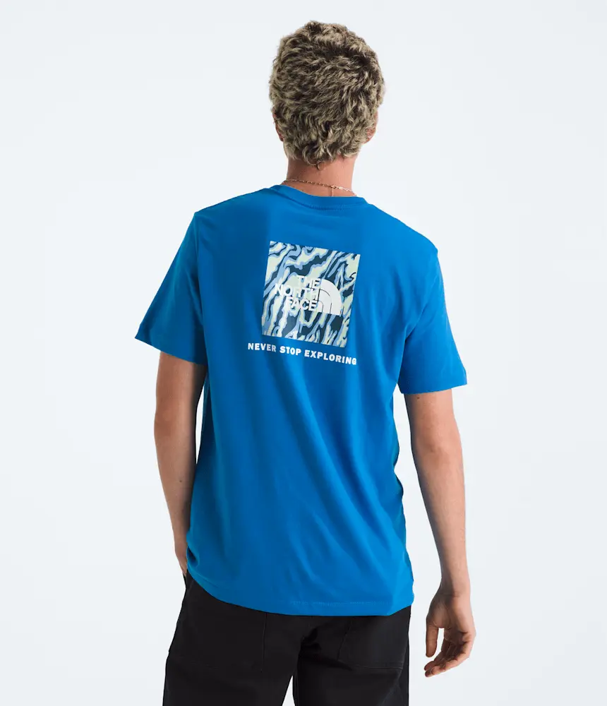 

Мужская футболка Core Wavy Lines Box NSE с коротким рукавом The North Face, Hero Blue