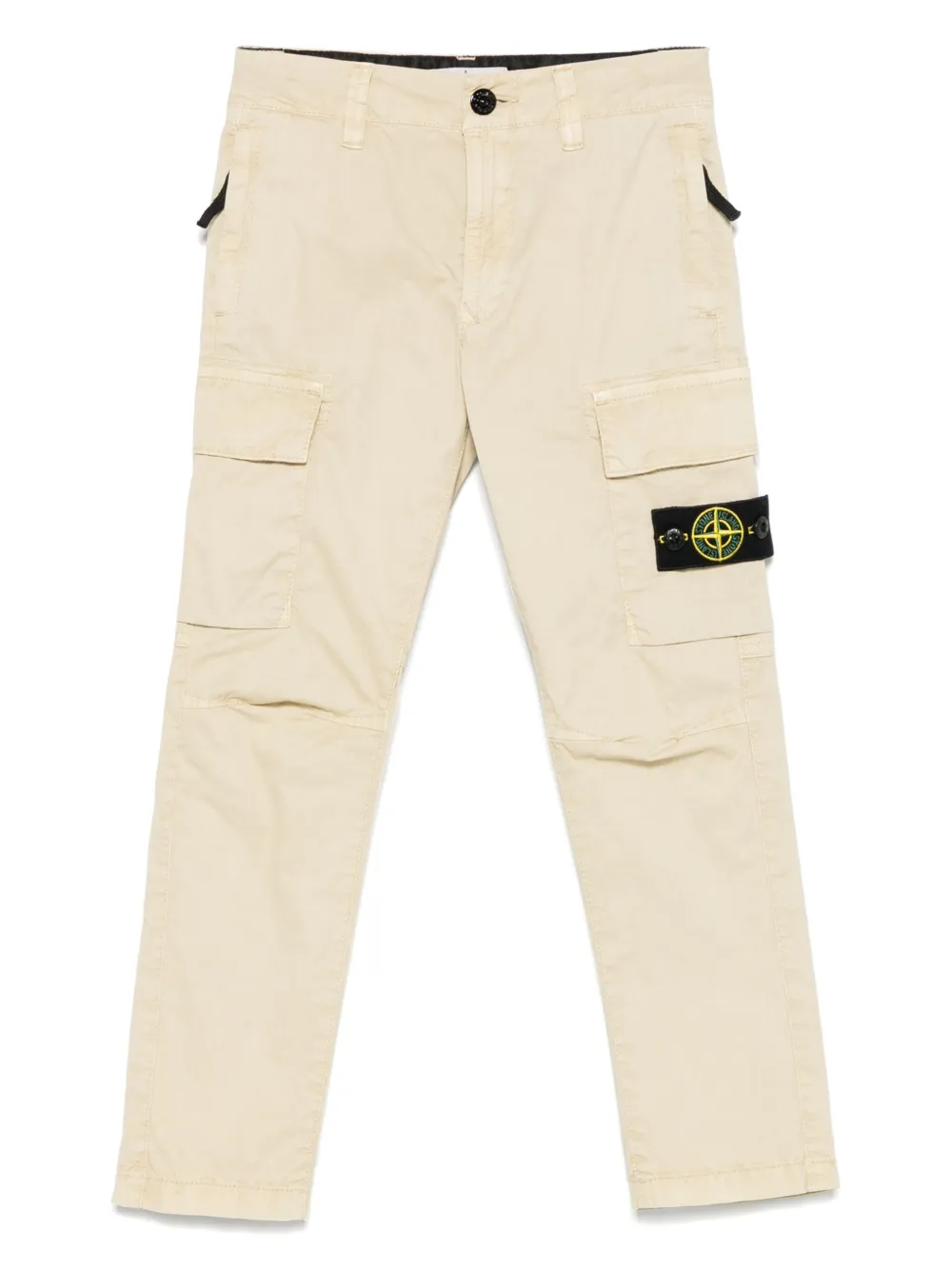 

Брюки карго с нашивкой Compass Stone Island Junior, нейтральный