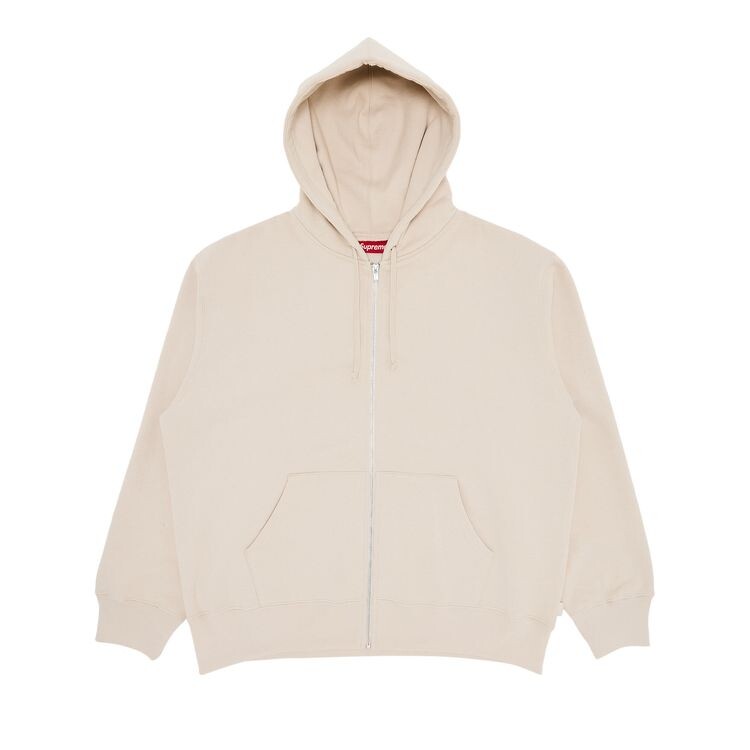 

Толстовка Supreme x Thrasher Zip Up Hooded Sweatshirt Stone, кремовый