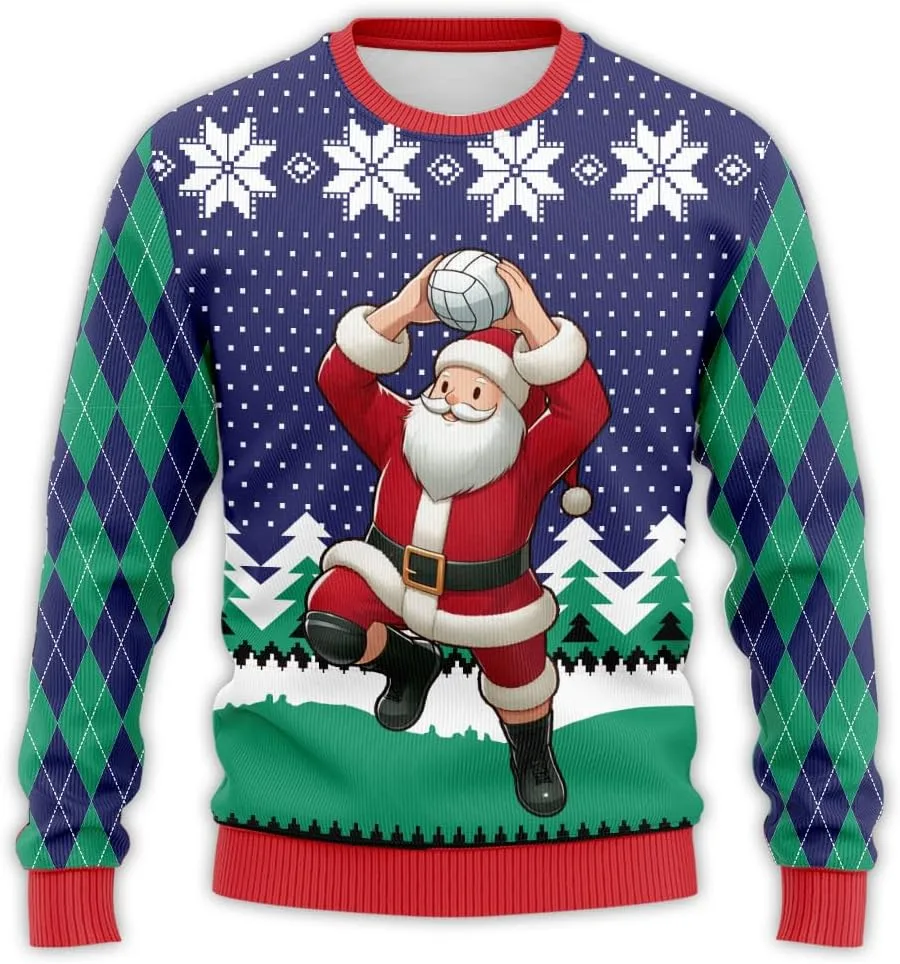 

Свитер Santa Sport Ugly Christmas для женщин и мужчин, Mr Claus HANZSPROUT
